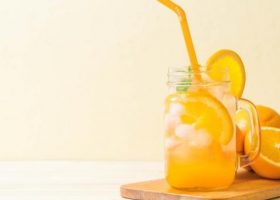 طريقة عمل عصير البرتقال بماء الصودا