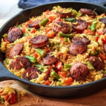 طريقة عمل الأرز بالسوسيس