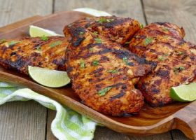 طريقة عمل دجاج مشوي باللبن الرائب