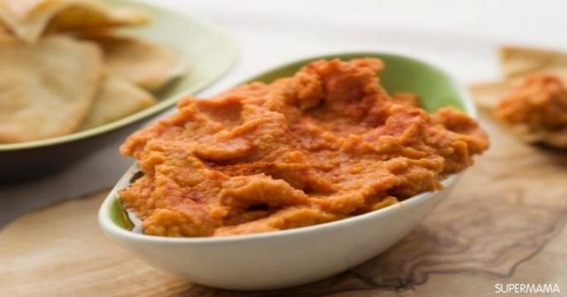 طريقة عمل صوص الحمص بالطماطم المجففة