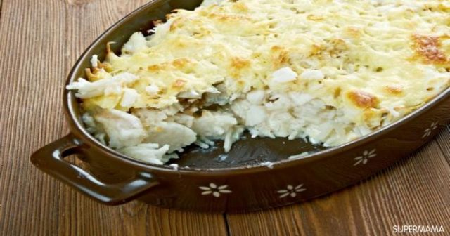 طريقة عمل صينية الأرز بالسمك الفيليه