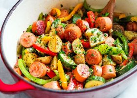 طريقة عمل السوسيس بالخضار