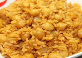 طريقة عمل أرز بالحمص