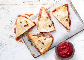 طريقة عمل فطيرة الفاهيتا بخبز التورتيلا