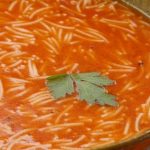 طريقة عمل شوربة الشعرية