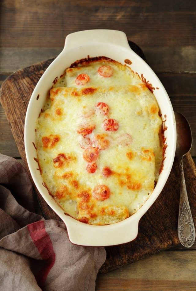 طريقة عمل لازانيا الجمبري