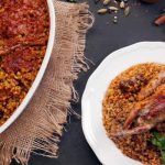 طريقة عمل طاجن الحمام بالفريك