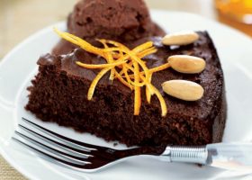 طريقة عمل كيك البرتقال بالشكولاتة