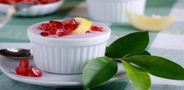 طريقة عمل مهلبية الرمان