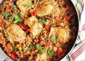 طريقة عمل الأرز المكسيكي بالدجاج