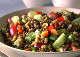 طريقة عمل سلطة العدس المكسيكية