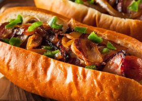 طريقة عمل ساندويشات السجق بالمشروم