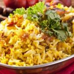 طريقة عمل أرز بسمتي بالكاري والدجاج