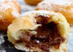 طريقة عمل دونات محشية بالشكولاتة