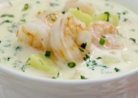 طريقة عمل شوربة الروبيان