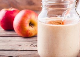 طريقة عمل عصير التفاح بالحليب