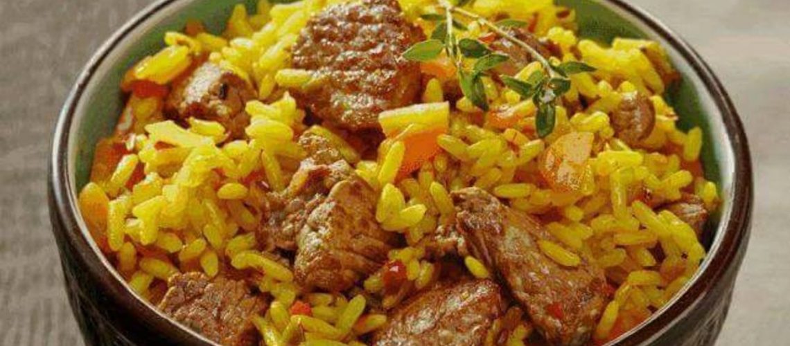 طريقة عمل أرز باللحم والجزر