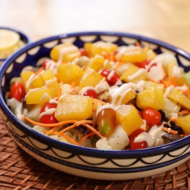 طريقة عمل سلطة القرع بالطحينية