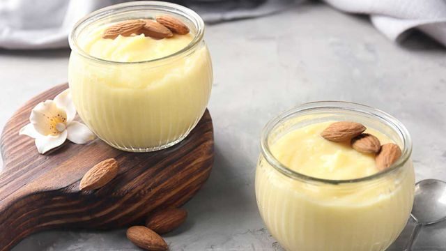 طريقة عمل حلى الكاسترد باللوز