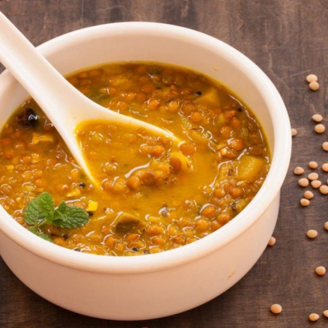 طريقة عمل العدس الأخضر الهندي