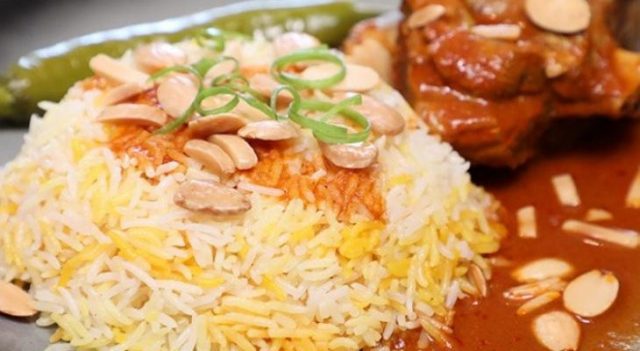 طريقة عمل أرز مديني باللحم