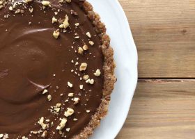 طريقة عمل تارت البسكويت بالشكولاتة