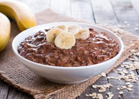 طريقة عمل شوفان بالموز والشوكولاتة