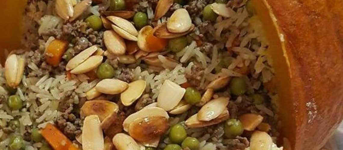 طريقة عمل قرع محشي أرز