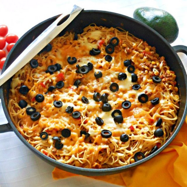 طريقة عمل سباجيتي التاكو