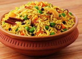 طريقة عمل رز برياني بالخضار