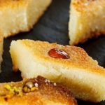 طريقة عمل حلى البسبوسة بالنسكافيه