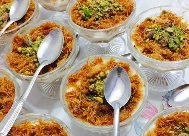 طريقة عمل حلى كاسات الشعيرية