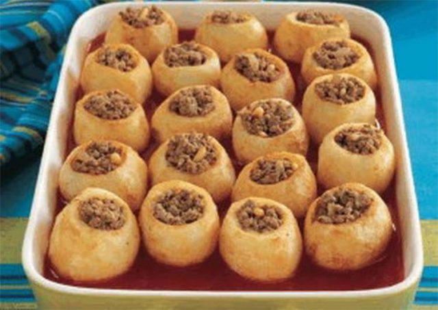 طريقة عمل محشي بطاطس