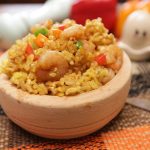 طريقة عمل الأرز المقلي بالروبيان
