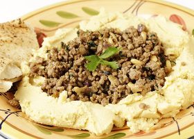 طريقة عمل حمص باللحمة