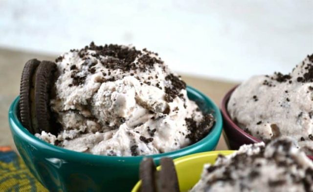 طريقة عمل آيس كريم بالأوريو