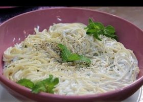 طريقة عمل المكرونة باللبن السورية