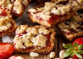 طريقة عمل تارت الشوفان بالفراولة