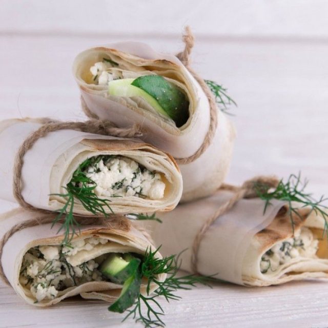 طريقة عمل ساندويش حلوم بالتورتيلا