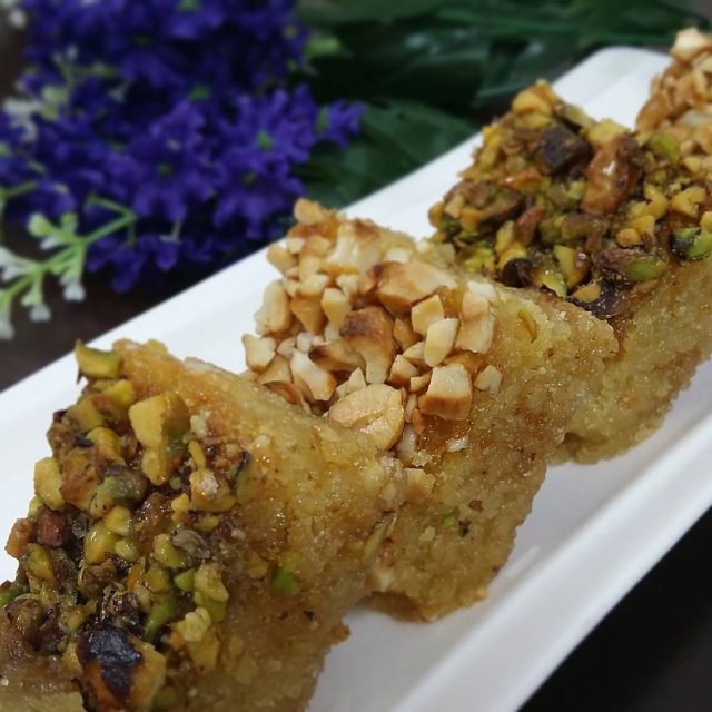 طريقة عمل الهريسة النبكية