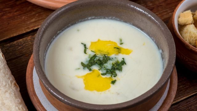 طريقة عمل شوربة الحليب اليمنيه