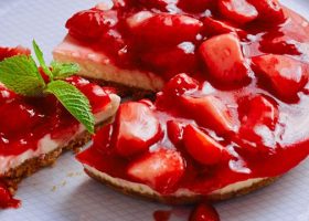 طريقة عمل  تشيز كيك بالجلي