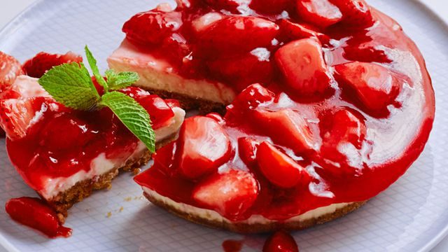 طريقة عمل تشيز كيك بالجلي