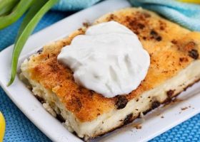 طريقة عمل صينية الجبن الحلو السعودية