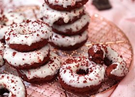 طريقة عمل دونتس رد فلفيت