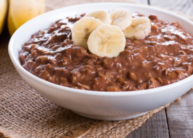 طريقة عمل شوفان بالموز والشكولاتة