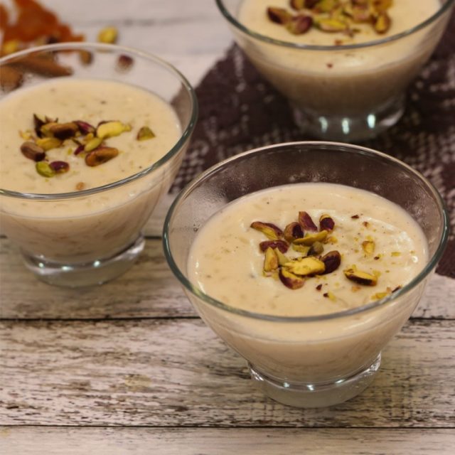 طريقة عمل أرز بالحليب مع المشمش