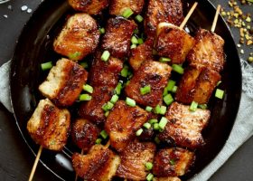 طريقة عمل لحم مشوي بصلصة الباربيكيو