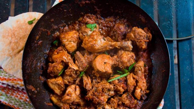 طريقة عمل دجاج كراهي الباكستاني