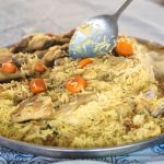 طريقة عمل مقلوبة الزهرة بالدجاج